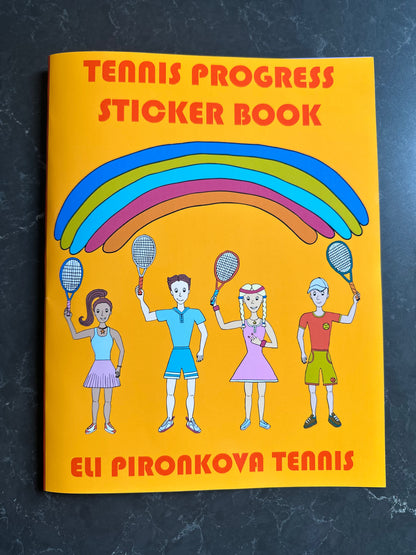 Tennis Progress Sticker Book System - Digital Files Bundle