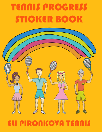 Tennis Progress Sticker Book System - Digital Files Bundle