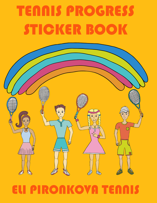 Tennis Progress Sticker Book System - Digital Files Bundle